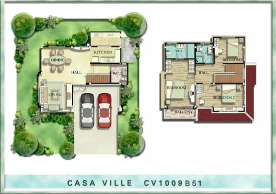 Casa Ville Watcharapon-Sukhapibarn 5 - Floor Plan