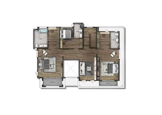 Grand Bangkok Boulevard Bangna-Onnut : แกรนด์ บางกอก บูเลอวาร์ด บางนา - อ่อนนุช - Floor Plan