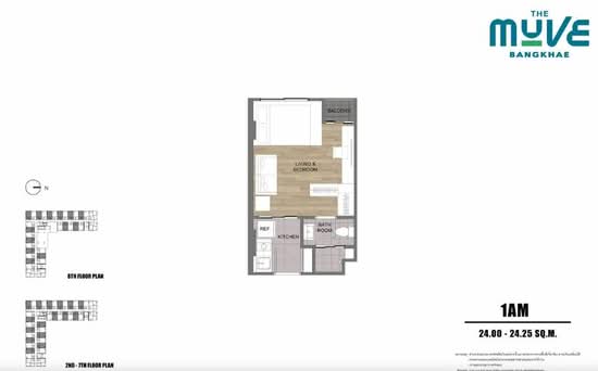 The Muve Bangkhae : เดอะ มูฟ บางแค  - Floor Plan
