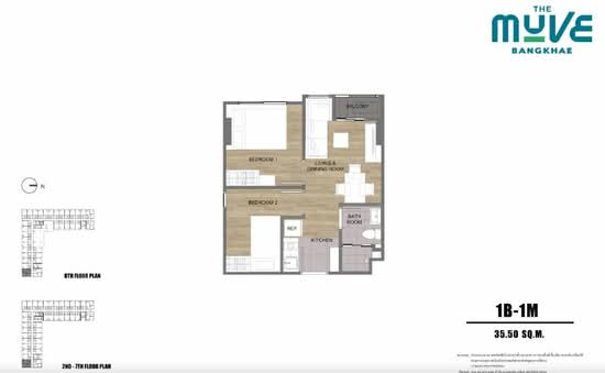 The Muve Bangkhae : เดอะ มูฟ บางแค  - Floor Plan