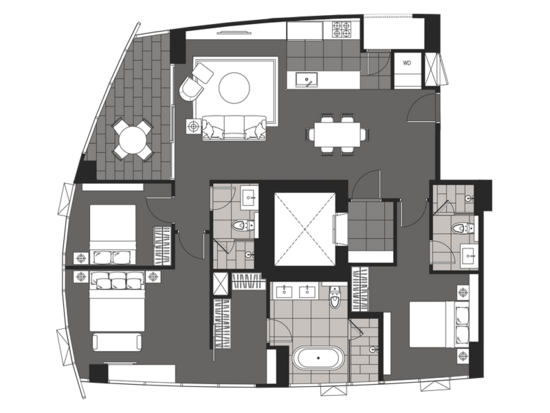 AESTIQ Thonglor : เอสทีค ทองหล่อ - Floor Plan