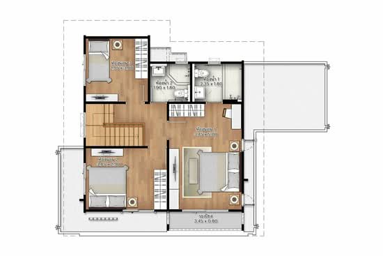 Burasiri Bueng Nong Kot : บุราสิริ บึงหนองโคตร - Floor Plan