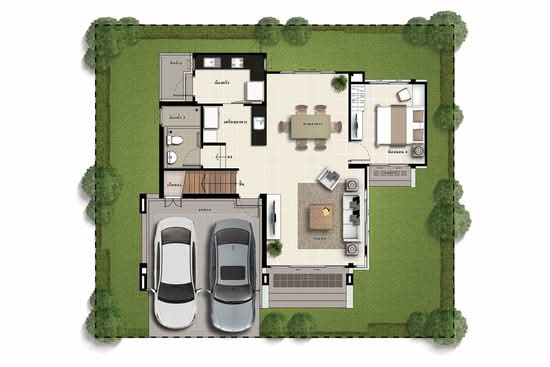 Burasiri Bueng Nong Kot : บุราสิริ บึงหนองโคตร - Floor Plan