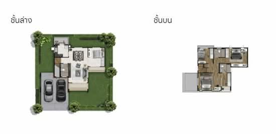 Burasiri San Phi Suea : บุราสิริ สันผีเสื้อ - Floor Plan