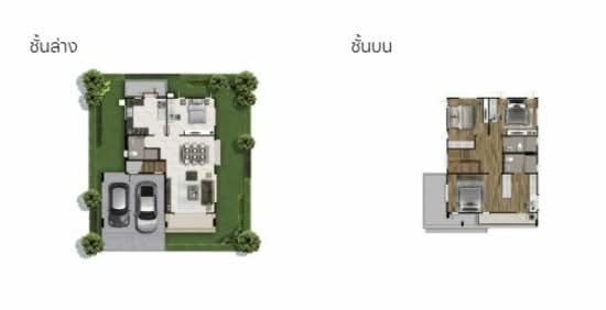 Burasiri San Phi Suea : บุราสิริ สันผีเสื้อ - Floor Plan