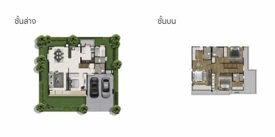 Burasiri San Phi Suea : บุราสิริ สันผีเสื้อ - Floor Plan