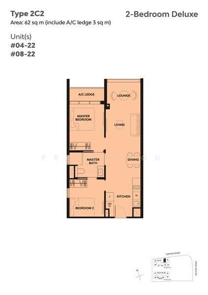 The Collective At One Sophia, 1A Sophia Road, Orchard / River Valley, 2 Bedrooms, 743 sqft, Condominium For Sale, by Stephen Yeo, 500278575 - 2D - PropertyGuru.com.sg