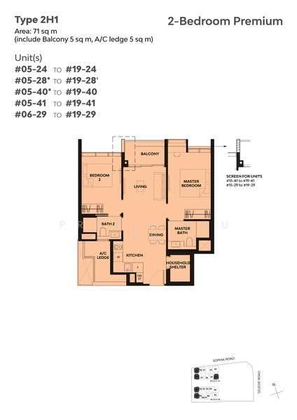 The Collective At One Sophia, 1A Sophia Road, Orchard / River Valley, 2 Bedrooms, 743 sqft, Condominium For Sale, by Stephen Yeo, 500278575 - 2D - PropertyGuru.com.sg