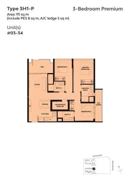 The Collective At One Sophia, 1A Sophia Road, Orchard / River Valley, 3 Bedrooms, 1,227 sqft, Condominium For Sale, by Stephen Yeo, 500278442 - 2D - PropertyGuru.com.sg