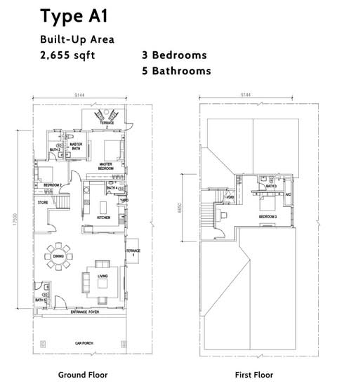 City of Elmina : Hevea - Floor Plan - iProperty.com.my