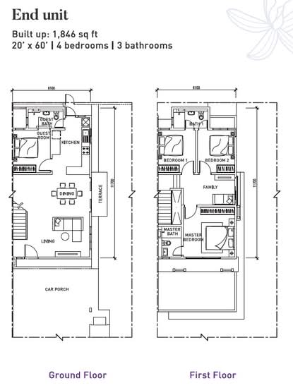 Nilai Impian : Dayana - Floor Plan - iProperty.com.my