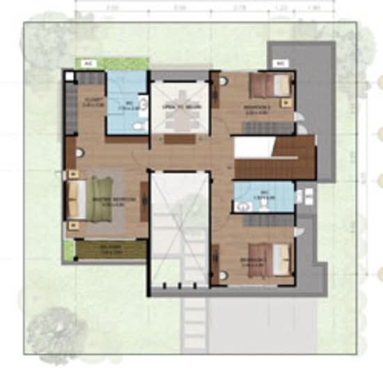 Villa Arcadia Srinakarin : วิลล่า อะคาเดีย ศรีนครินทร์ - Floor Plan