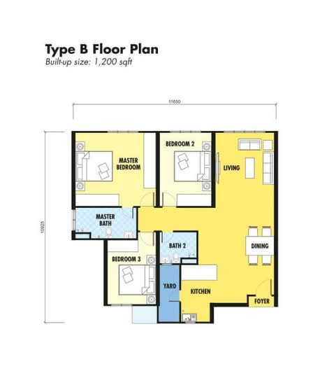 PPA1M Mercu Jalil - Floor Plan - iProperty.com.my