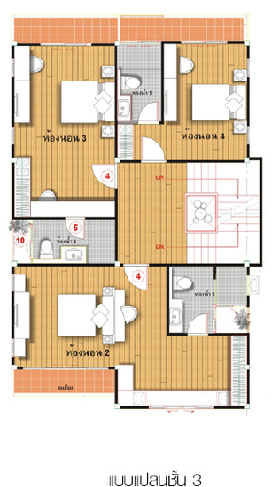Bann Imumporn Pinklao-Thawee Watthana - Floor Plan