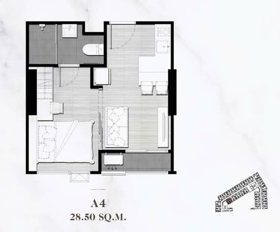 Maxxi Prime Ratchada – Sutthisan : แม็กซี่ ไพร์ม รัชดา – สุทธิสาร - Floor Plan