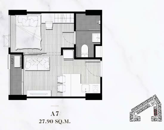 Maxxi Prime Ratchada – Sutthisan : แม็กซี่ ไพร์ม รัชดา – สุทธิสาร - Floor Plan