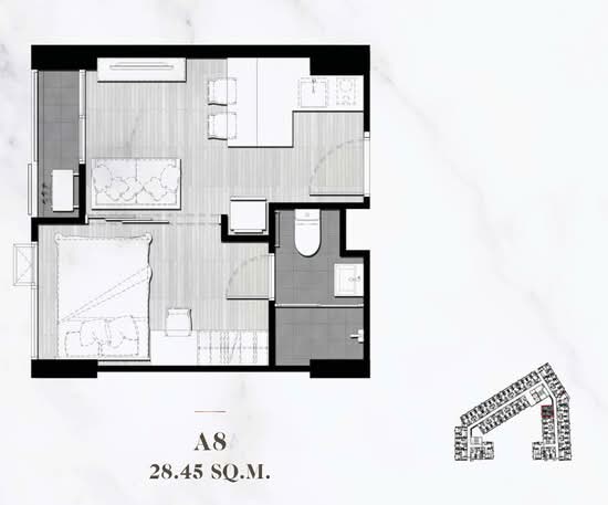 Maxxi Prime Ratchada – Sutthisan : แม็กซี่ ไพร์ม รัชดา – สุทธิสาร - Floor Plan