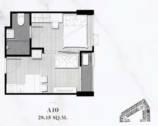Maxxi Prime Ratchada – Sutthisan : แม็กซี่ ไพร์ม รัชดา – สุทธิสาร - Floor Plan