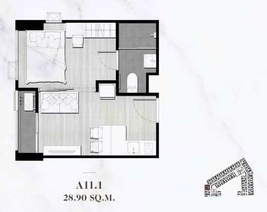 Maxxi Prime Ratchada – Sutthisan : แม็กซี่ ไพร์ม รัชดา – สุทธิสาร - Floor Plan