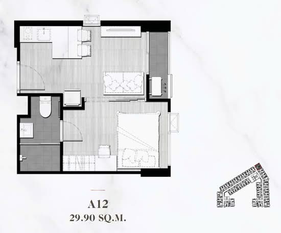 Maxxi Prime Ratchada – Sutthisan : แม็กซี่ ไพร์ม รัชดา – สุทธิสาร - Floor Plan