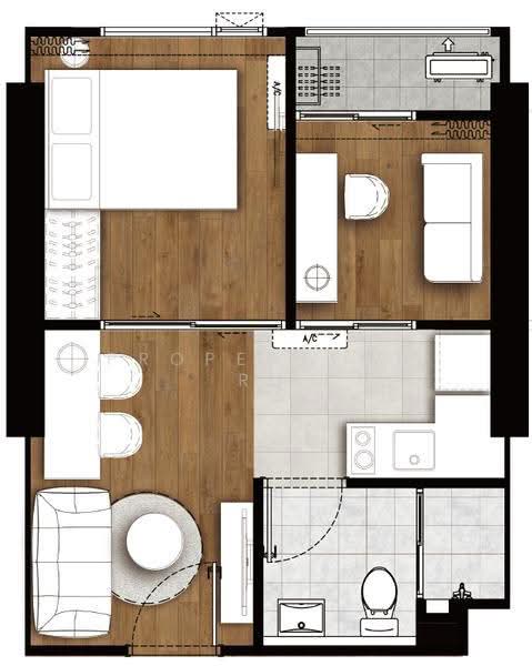 The LIVIN Ramkhamhaeng, Bangkok, Ramkhamhaeng Road, Hua Mak, Bang Kapi, Bangkok, 1 Bedroom, 33 sqm, Condo For Sale, by พุทธิวัฒน์ กิตติ, 500651061 - DDproperty.com
