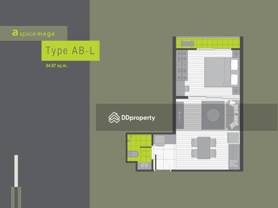 A Space Mega Bangna : เอ สเปซ เมกา บางนา คอนโดที่่ บางพลี เริ่มต้นราคาขาย  ฿2,290,000 | Ddproperty