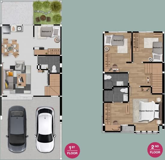 The Ricco Town Ramintra – Watcharapol : เดอะริคโค้ ทาวน์ รามอินทรา – วัชรพล - Floor Plan