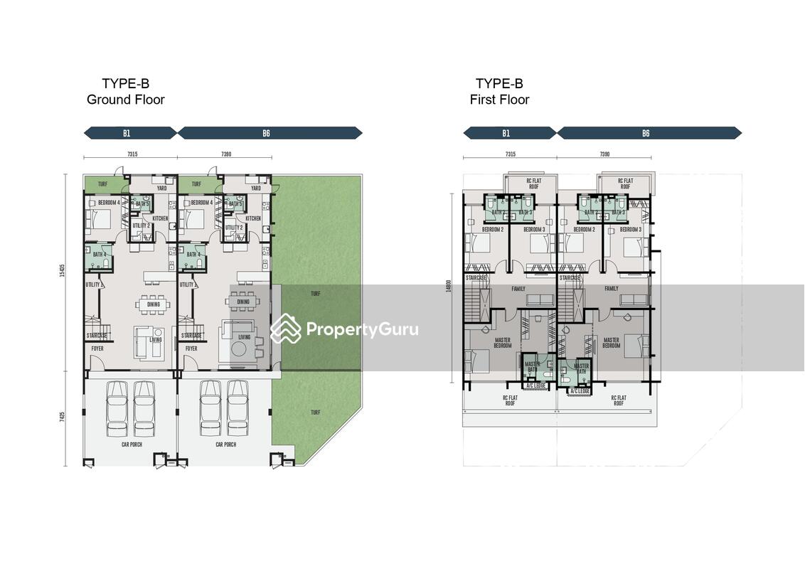 Valeria Garden Homes, Rawang, Selangor, 1 Bedroom, 130 sqft, Terraces