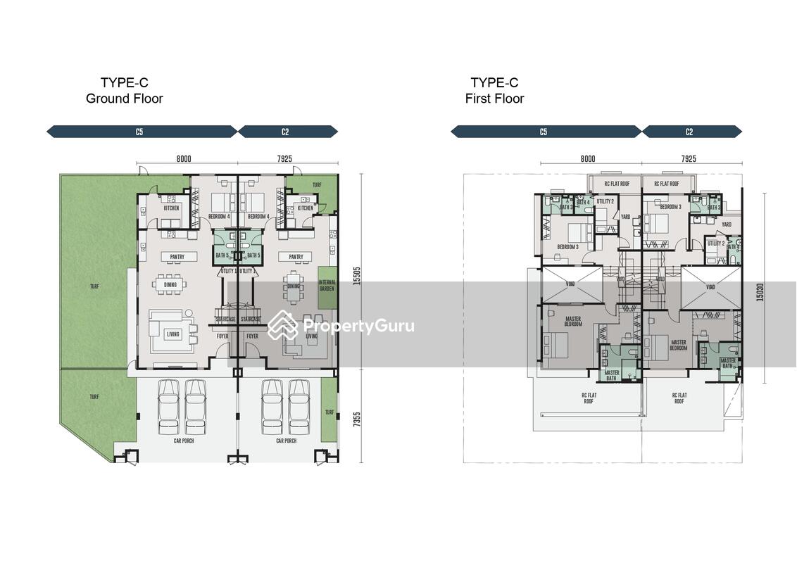Valeria Garden Homes, Rawang, Selangor, 1 Bedroom, 130 sqft, Terraces