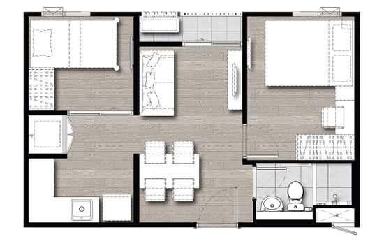 Plum Condo Ram 60 Interchange - Floor Plan