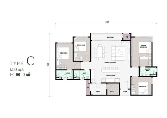 Curvo Residences @ Setapak, KL - Floor Plan - iProperty.com.my