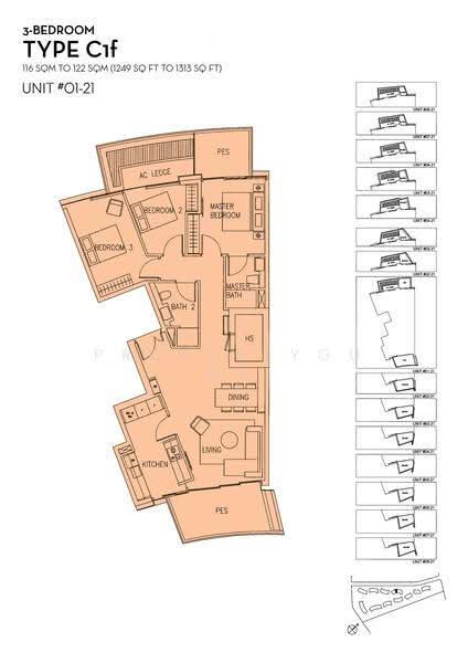 Corals at Keppel Bay, 1 Keppel Bay Drive, Harbourfront / Telok Blangah, 3 Bedrooms, 1,292 sqft, Condominium For Sale, by Jimme Pang, 24977180 - 2D - PropertyGuru.com.sg
