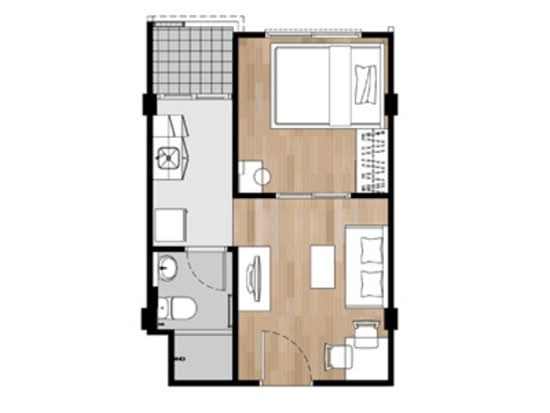 The Kith Sukhumvit 113 - Floor Plan