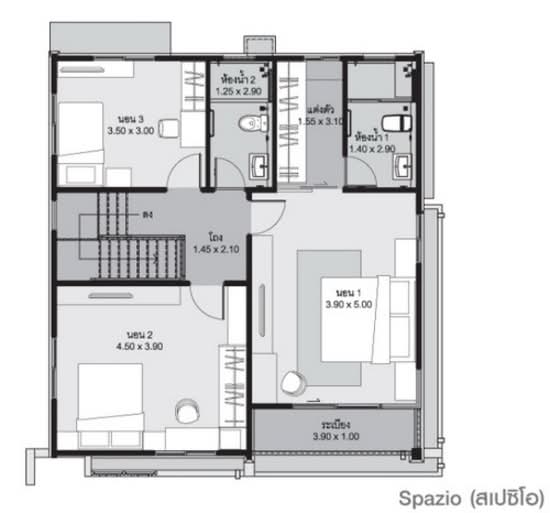 Mantana Kalapapruk-Wongwaen : มัณฑนา กัลปพฤกษ์ – วงแหวน - Floor Plan