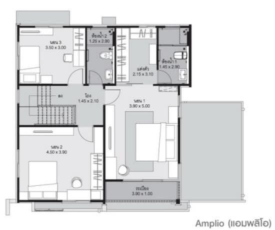 Mantana Kalapapruk-Wongwaen : มัณฑนา กัลปพฤกษ์ – วงแหวน - Floor Plan