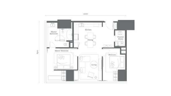 Jewel by Oxley KLCC - Floor Plan - iProperty.com.my