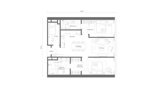 Jewel by Oxley KLCC - Floor Plan - iProperty.com.my