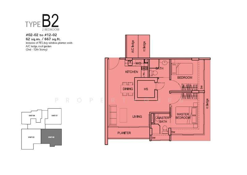 Cosmo, 18 Guillemard Crescent, Eunos / Geylang / Paya Lebar, 2 Bedrooms, 667 sqft, Condominium For Sale, by Joanne Law, 500276470 - 2D - PropertyGuru.com.sg