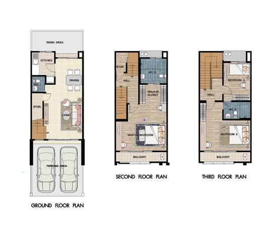 Baan Klang Muang Ratchada 36 : บ้านกลางเมือง รัชดา 36 - Floor Plan