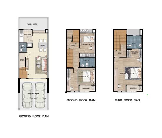 Baan Klang Muang Ratchada 36 : บ้านกลางเมือง รัชดา 36 - Floor Plan