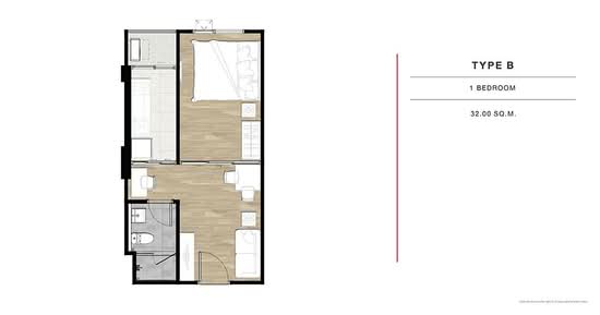 Chewathai Hallmark Ladprao-Chokchai 4 - Floor Plan
