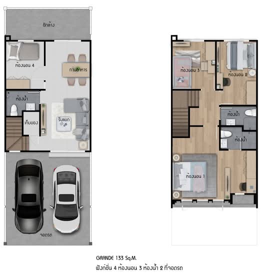 The Ricco Town Phahonyothin – Saimai53 : เดอะริคโค้ ทาวน์ พหลโยธิน – สายไหม53 - Floor Plan