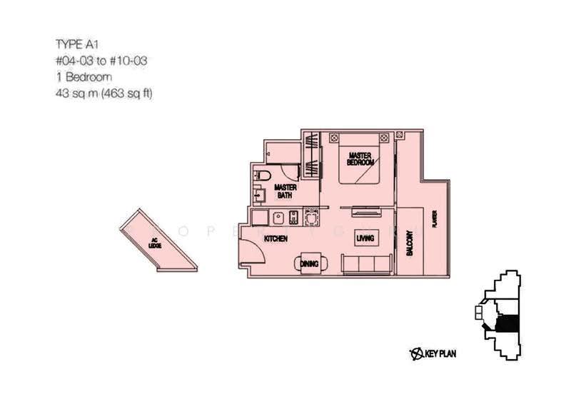 The Coterie at Holland, 72 Holland Road, Tanglin / Holland / Bukit Timah, 1 Bedroom, 463 sqft, Apartment For Sale, by Nickson Guay, 500283344 - 2D - PropertyGuru.com.sg
