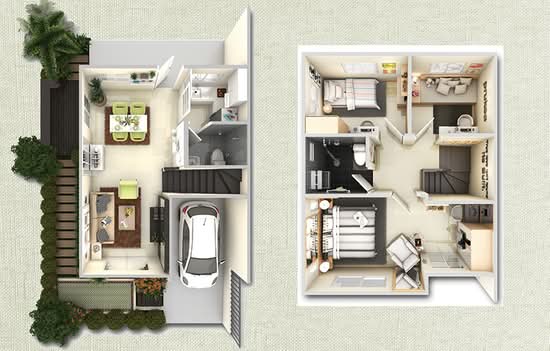 Baan Pruksa Chaengwattana-Ratchapruek - Floor Plan