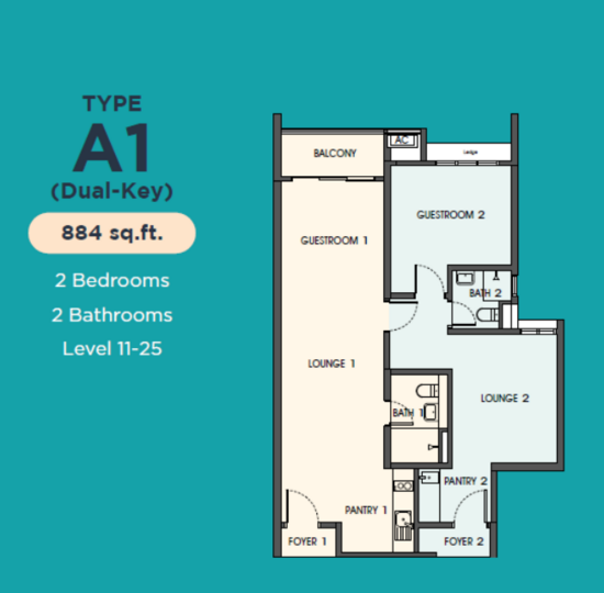 LikasVue - Floor Plan - iProperty.com.my