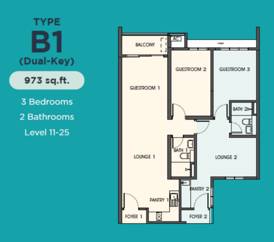 LikasVue - Floor Plan - iProperty.com.my