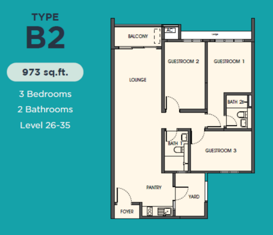 LikasVue - Floor Plan - iProperty.com.my