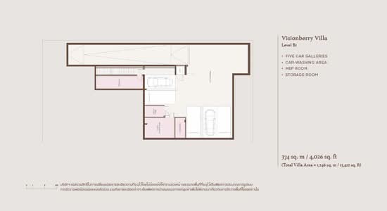 Mulberry Grove The Forestias Villas : มัลเบอร์รี่ โกรฟ เดอะ ฟอเรสเทียส์ วิลล่า - Floor Plan