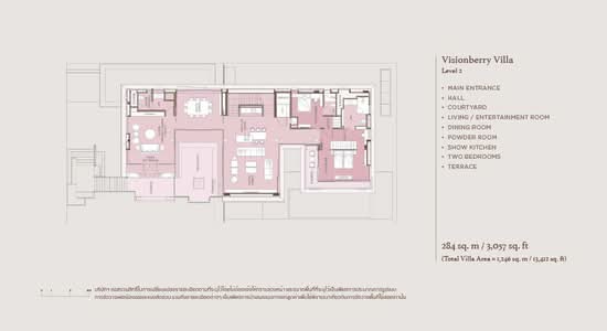 Mulberry Grove The Forestias Villas : มัลเบอร์รี่ โกรฟ เดอะ ฟอเรสเทียส์ วิลล่า - Floor Plan