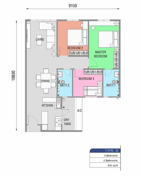Pangsapuri untuk Disewa di Residensi Pauh Permai - Ooi Chee Khoon - PropertyGuru.com.my
